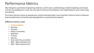 Image result for Machine Learning Printable Metrics