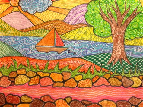 Afbeeldingsresultaten voor Visual Arts Drawings Simple