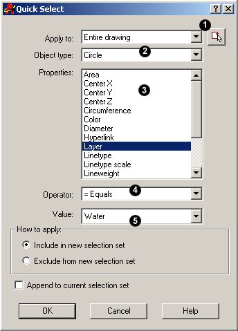 Image result for Quick Select AutoCAD