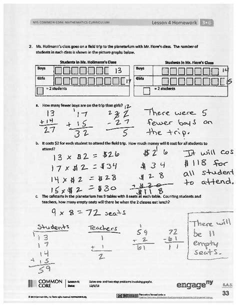 Toradh íomhá ar Lesson 2 5th Grade Module 4 Homework Print Out