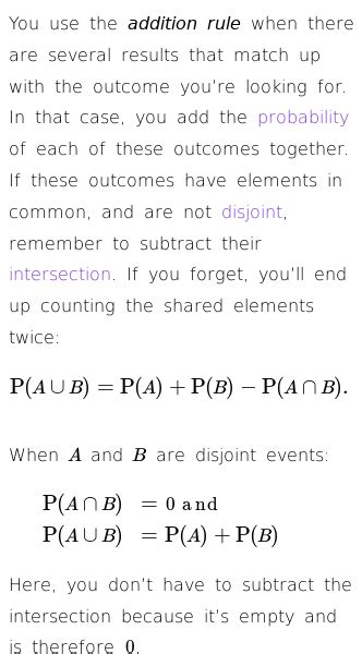 Image result for Rule of Probability Examples