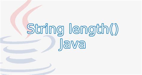 Toradh íomhá ar Length of String in Java 2nd Year