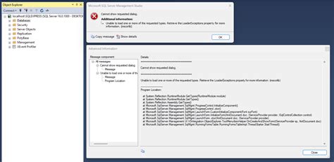 Image result for SQL Server Management Studio Error Message Displaying Invalid Directory