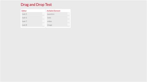 Image result for Drawable List in HTML CodePen