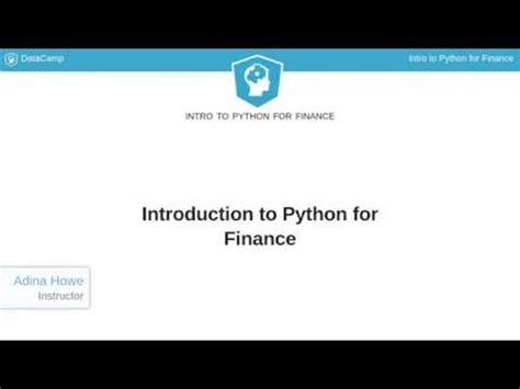 Python for Finance Tutorial に対する画像結果