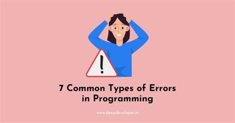 Types of Errors in Programming に対する画像結果