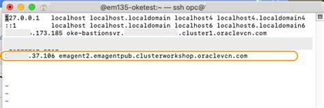 Toradh íomhá ar Oracle Connectivity Engine Terminal Server