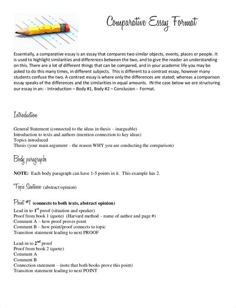 Image result for Sample Essay On Comparision Essay