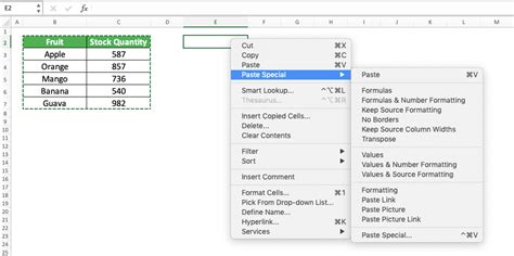 Image result for How to Paste Formulas and Transpose in Excel
