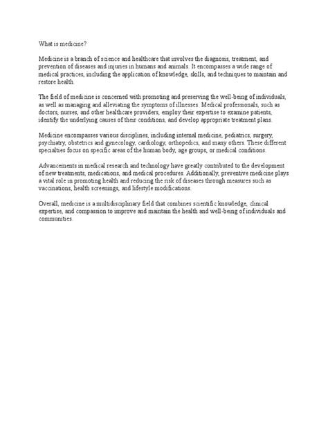 Image result for What Is Medicine