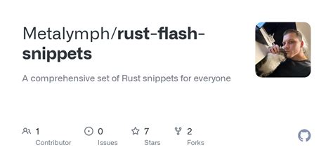 GitHub - Metalymph/rust-flash-snippets: A comprehensive set of Rust ...
