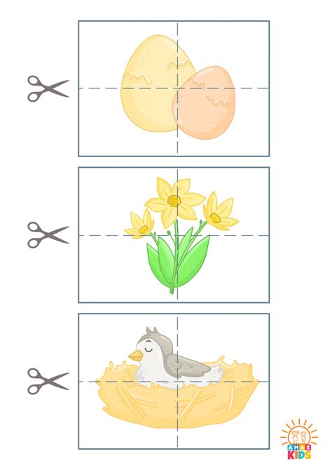 Afbeeldingsresultaten voor Spring Puzzles Printable