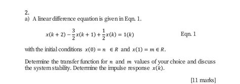Linear Difference Equation に対する画像結果