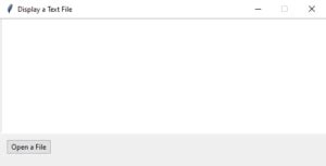 Python Tkinter Open File From GUI に対する画像結果