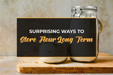 Afbeeldingsresultaten voor How to Store Flour Long-Term