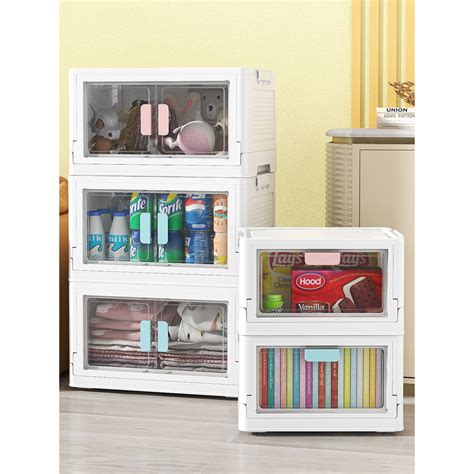 Image result for Stackable Storage Box with Opening Flap