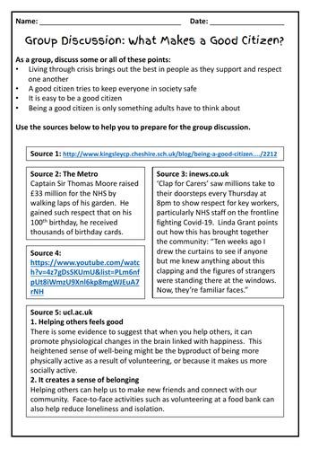 Handouts for a Group Discussion Example に対する画像結果