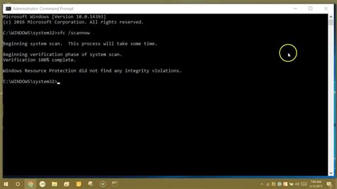 Toradh íomhá ar Microsoft System File Checker