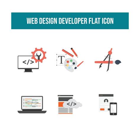 Web Development Icon Vector に対する画像結果