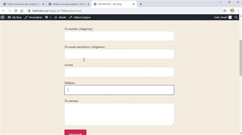 Formulario De Contacto に対する画像結果