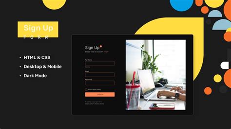 Responsive Sign Up Page Using Local Storage JS に対する画像結果