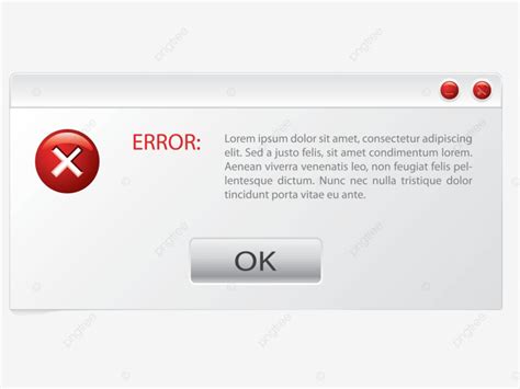 Error Window PNG に対する画像結果