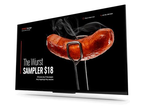 Wicked Digital menu Design - Arman Digital Signage