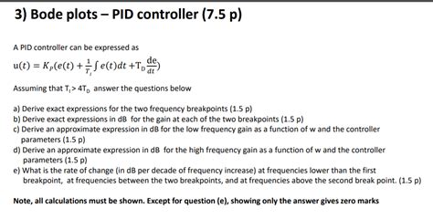 Afbeeldingsresultaten voor PID Controller Bode Plot