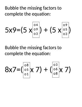 Image result for Distributive Property Practice