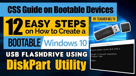 Image result for Create Bootable USB Diskpart
