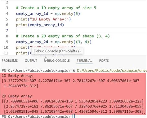 Image result for Python Empty Array