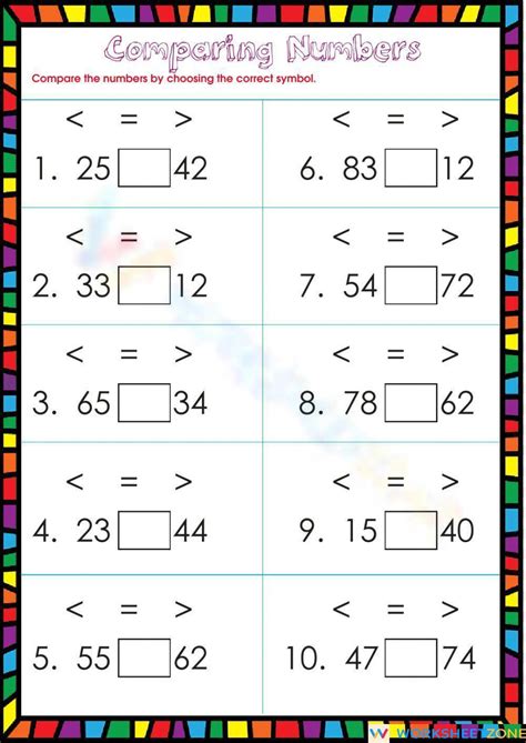 Cute Comparing Numbers に対する画像結果