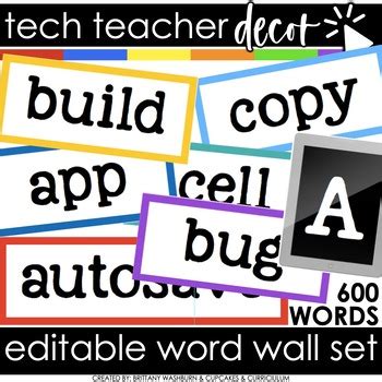 Image result for Computer Lab Word Wall