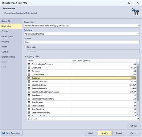Toradh íomhá ar Mapping Document Loading XML to SQL Server