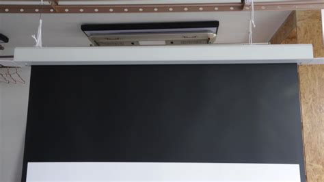 Image result for Ceiling Recessed Motorized Projection Screen