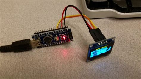 Toradh íomhá ar Arduino Nano Multi I2C