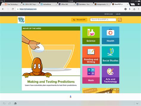BrainPOP Jr Code に対する画像結果