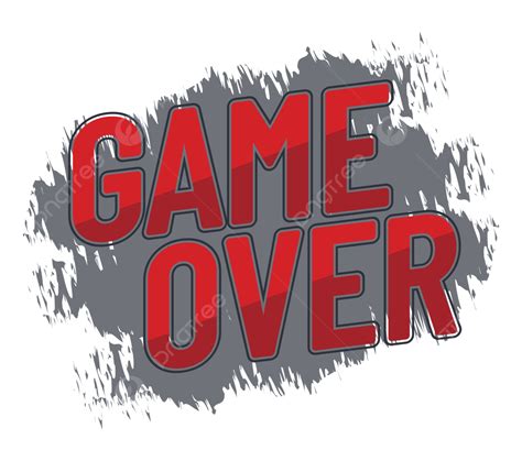 Image result for Game Over Text