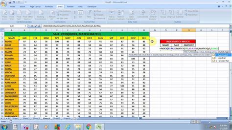Image result for Excel INDEX/MATCH Cheat Sheet