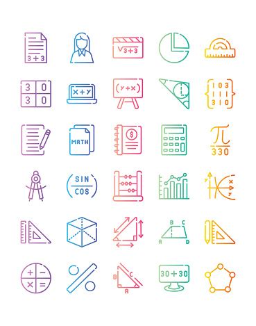 Image result for Math Icon Set