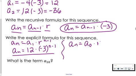Geometric sequence recursive formula calculator - teachergugl