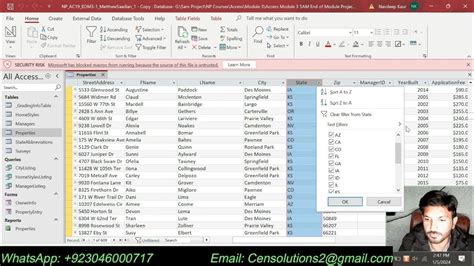 Afbeeldingsresultaten voor Access Module 6 Sam End of Module Project 1