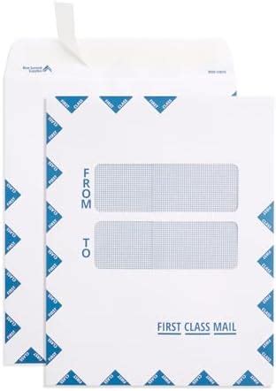 First Class Mailing Envelopes Two Window Tyvek に対する画像結果