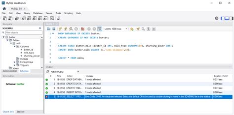 MySQL CreateTable Example に対する画像結果
