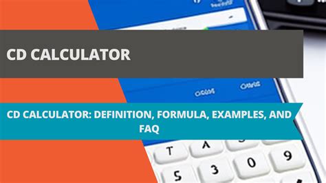 Image result for CD Interest Formula