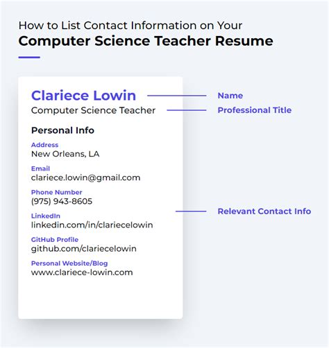 Image result for Computer Science Instructor Work History Template