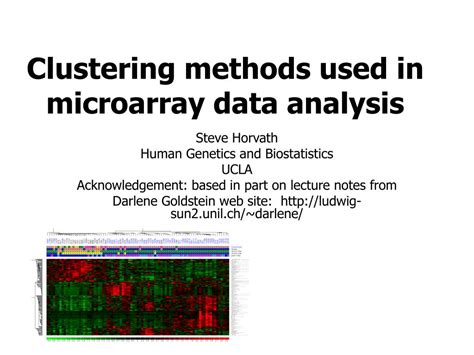 Afbeeldingsresultaten voor How to Analyse Microarray Data