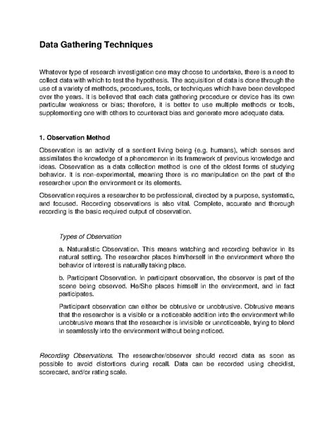 Data Gathering in Research Example に対する画像結果