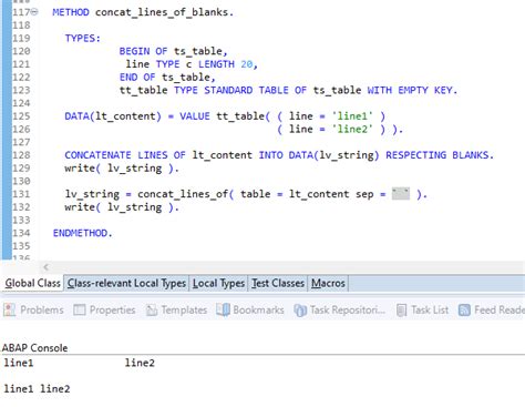 Toradh íomhá ar ABAP Code Linefsdv