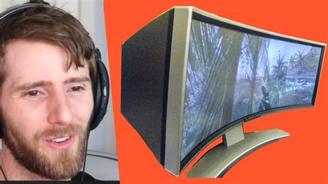 Image result for Linus Tech Tips Curved Monitor
